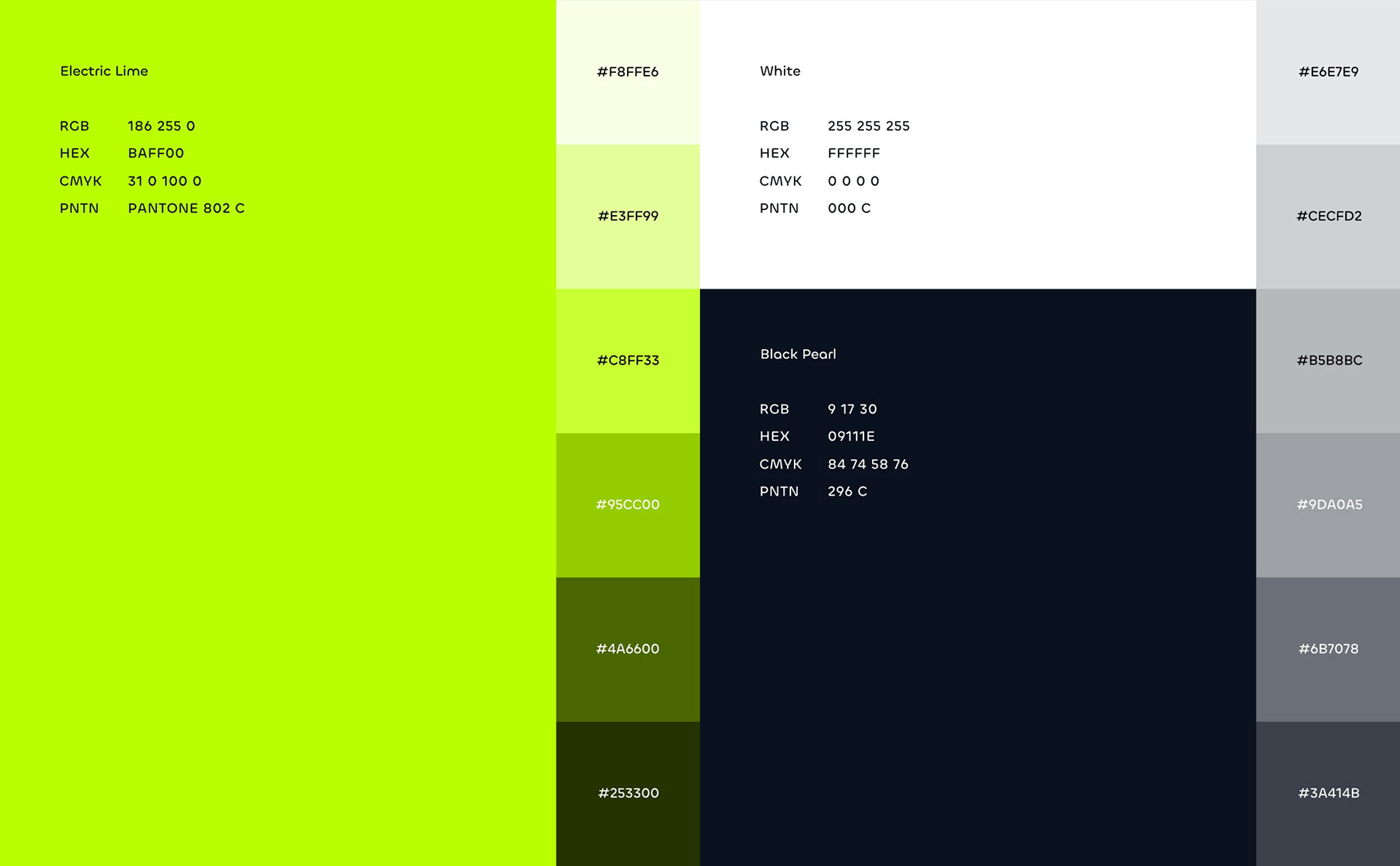 Cosmobike — Brand Color Palette