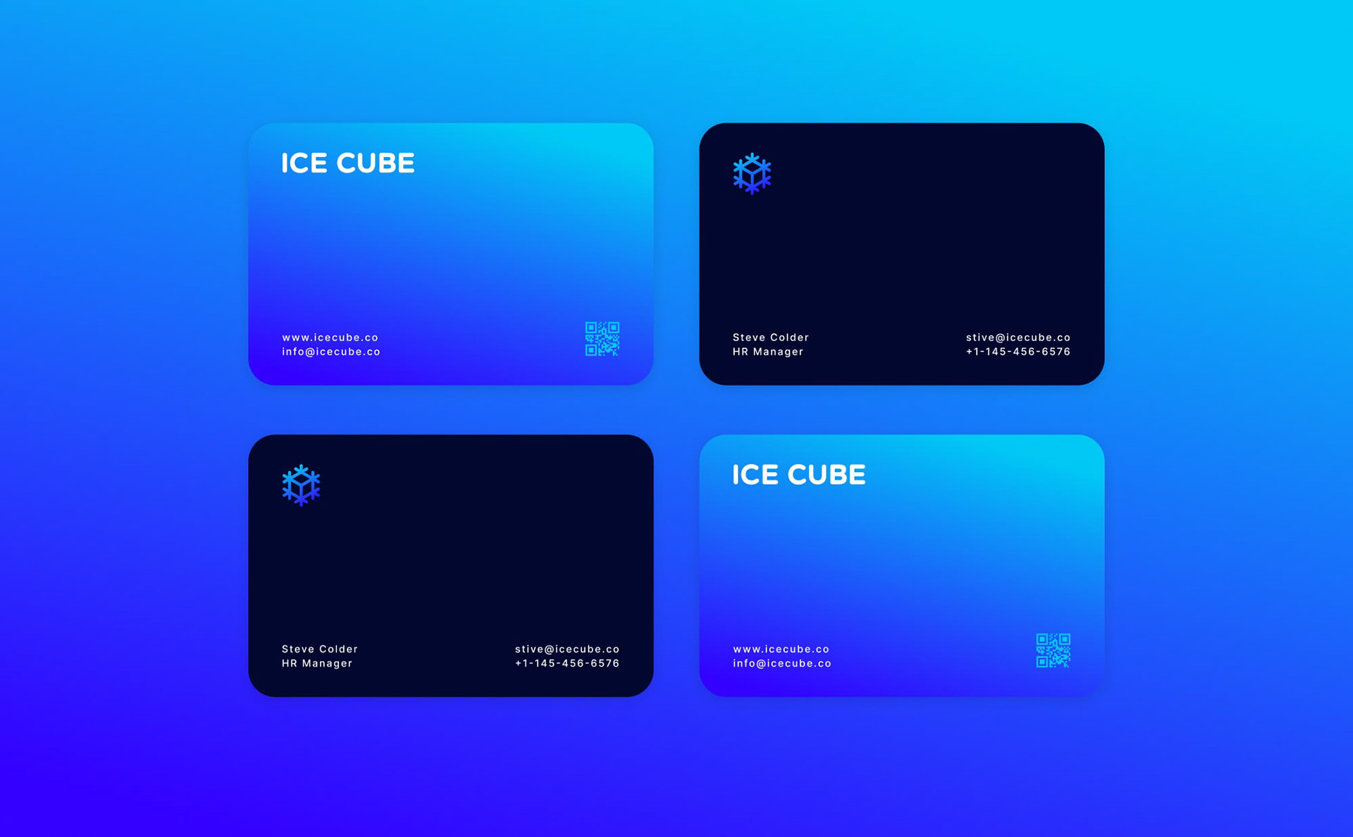 Ice Cube — Corporate Stationery and Business Cards