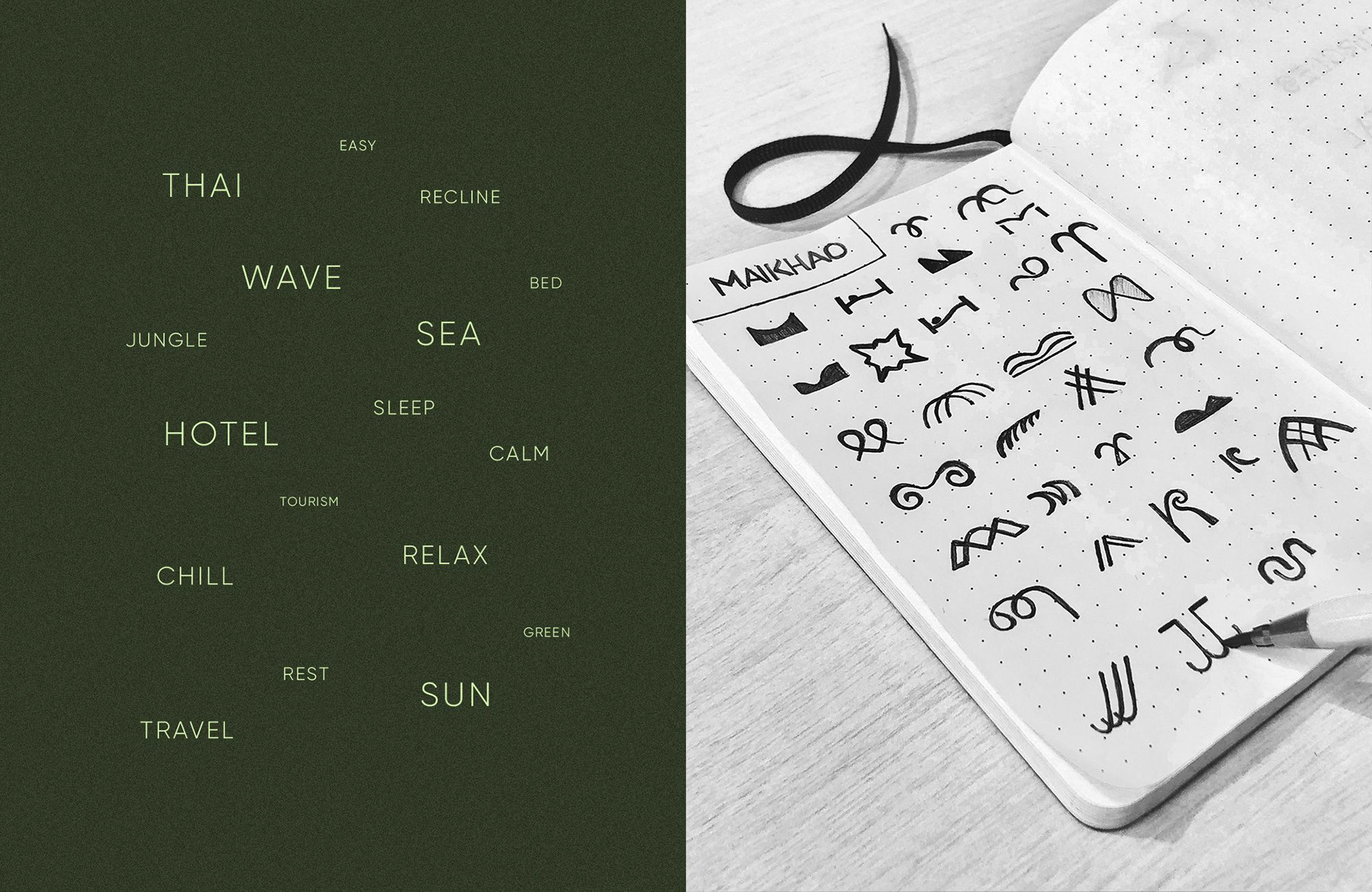 Maikhao — Brand Associations and Sketchbook Exploration