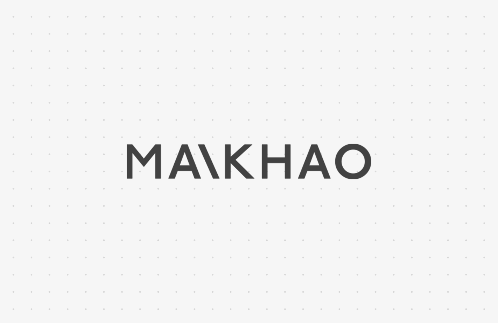 Maikhao — Animated Wordmark Search