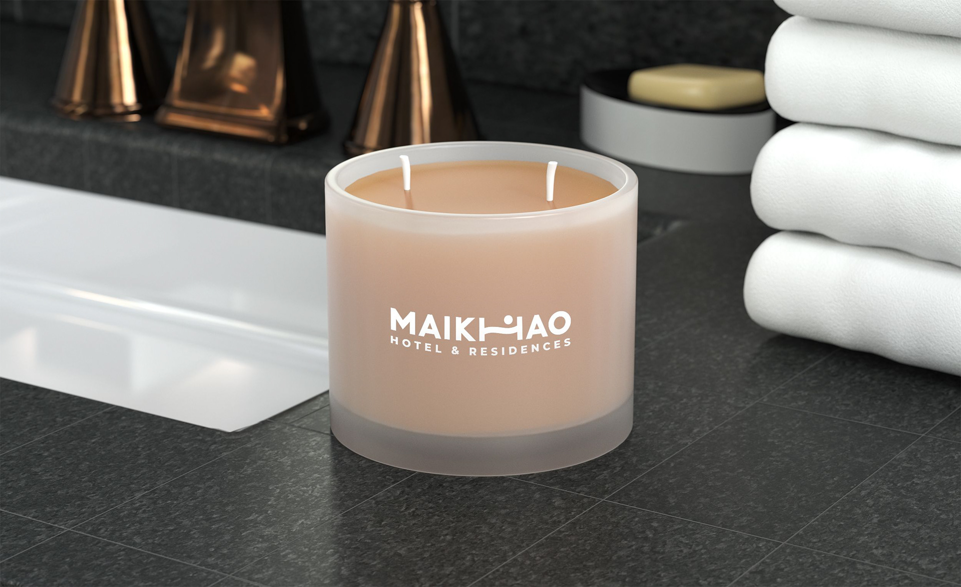 Maikhao — Scented Candle Amenity in Bathroom