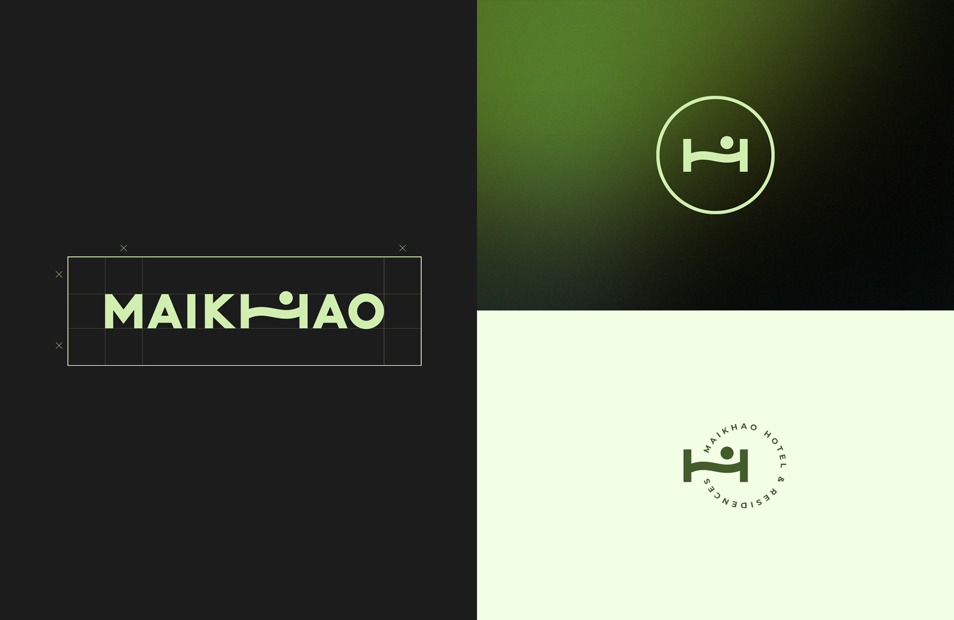 Maikhao — Lockup Clearspace and Circular Monogram Badges
