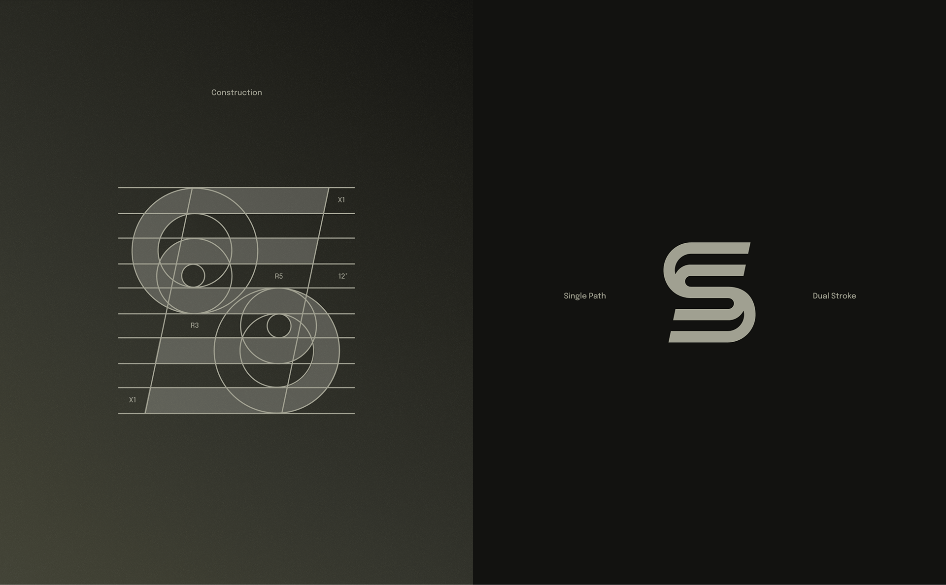 Similaris — S-Monogram Circular Construction Grid