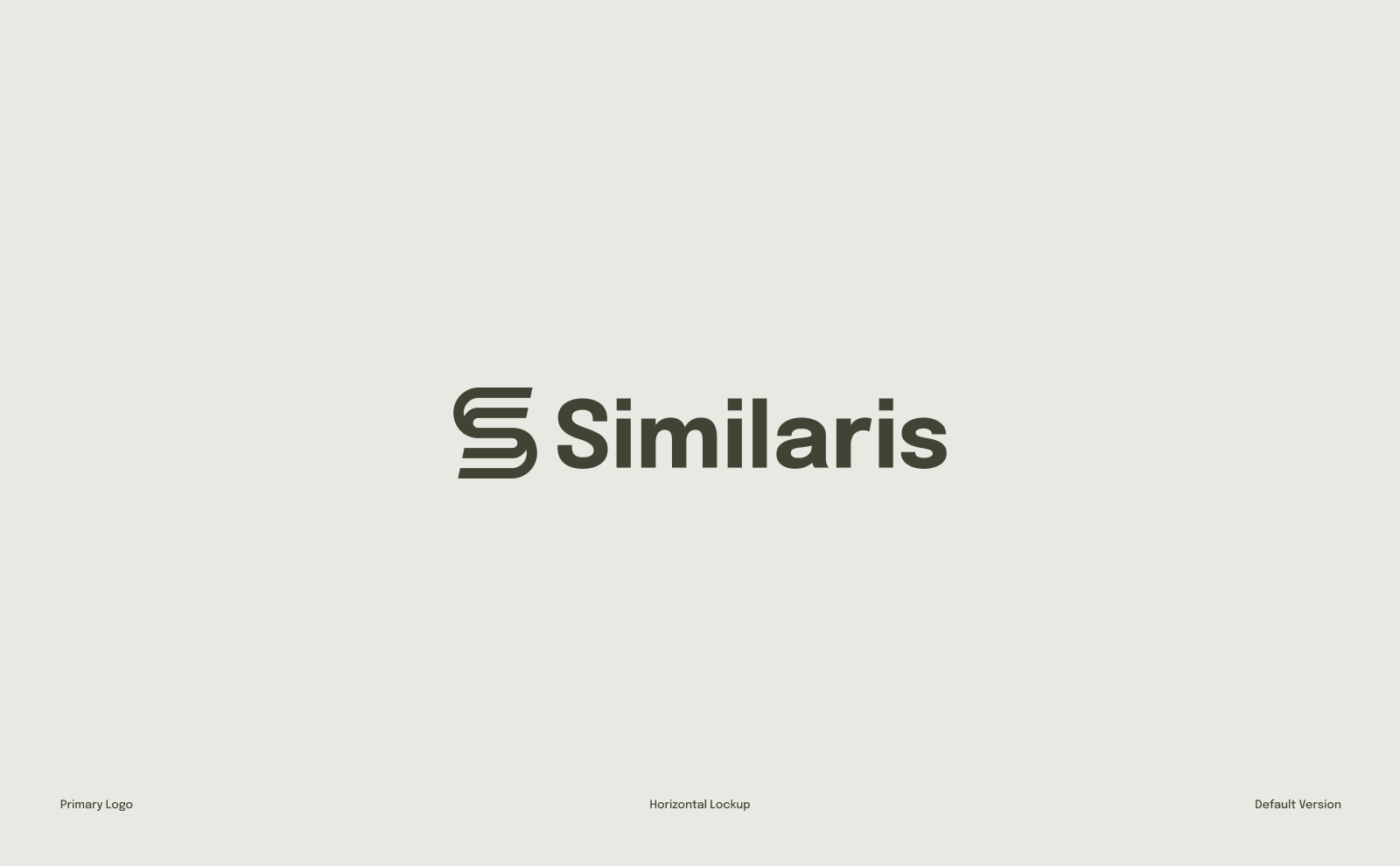 Similaris — Primary Logo Wordmark on Light Background