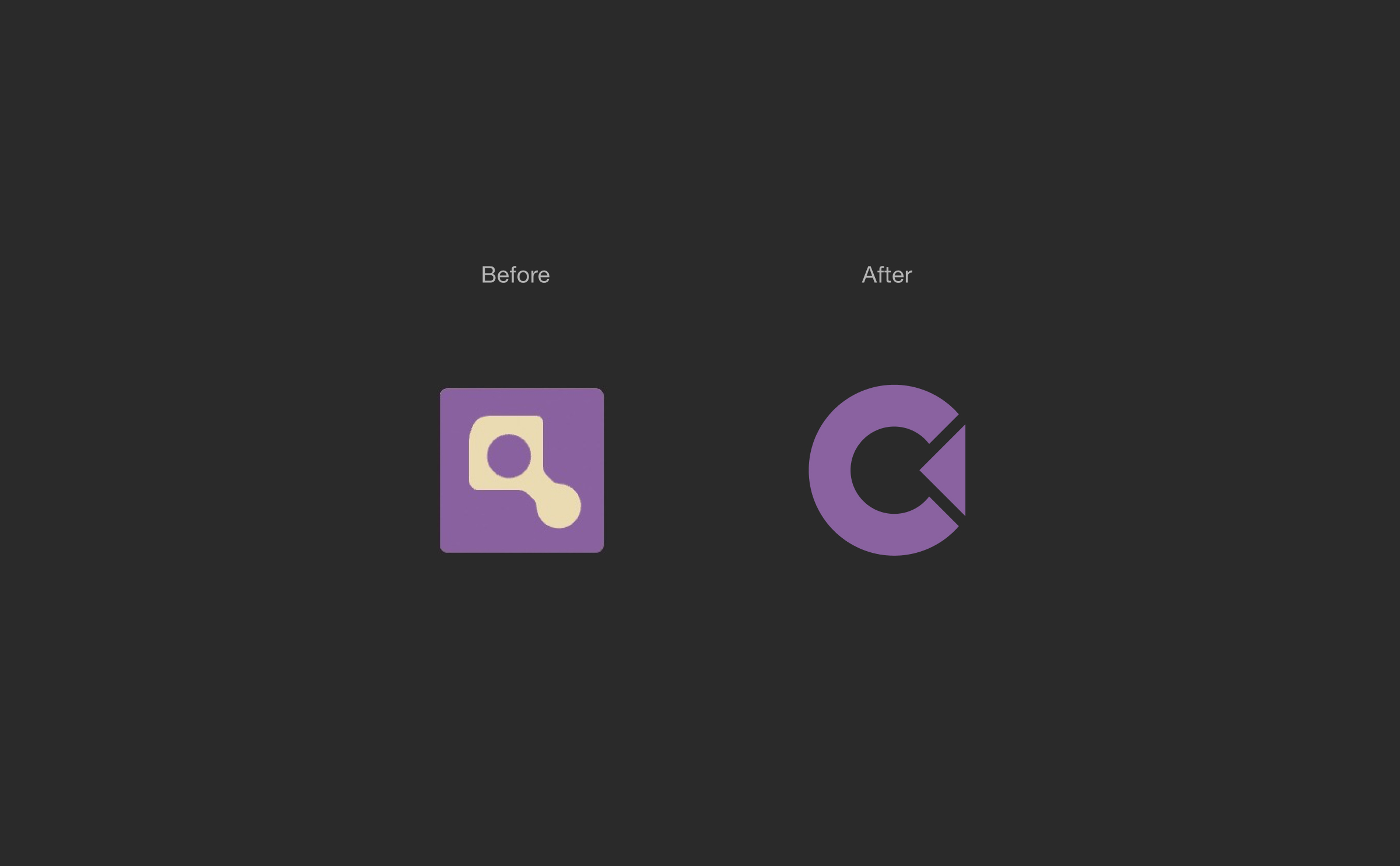 Codag — Before and After App Icon Comparison