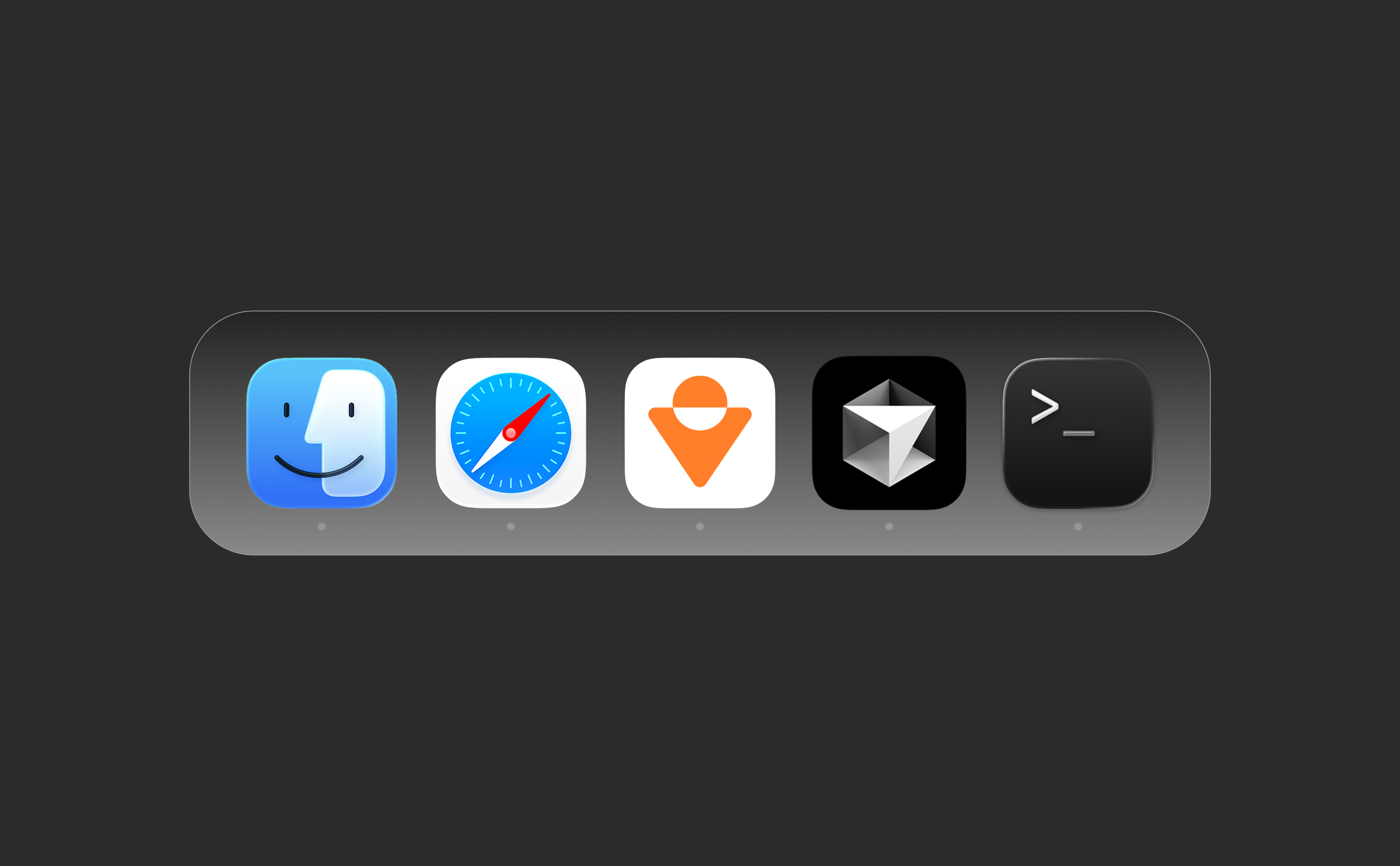 Vectorial — macOS Dock App Icon